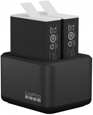 GoPro Dual Charger + 2x Enduro battery for Hero 9/10/11/12