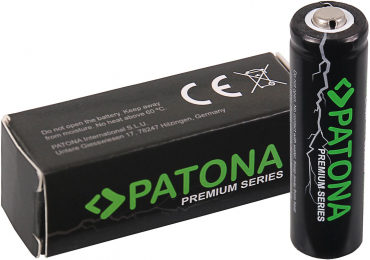PATONA Premium 14500 ICR14500 Zelle Li-Ion Akku 3,7V 800mAh