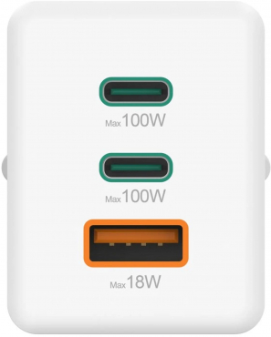 Hama 201997 Hama GaN 2X USB-C,1X USB-A 100W