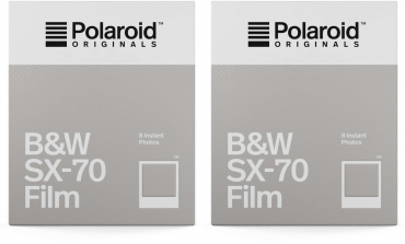 Polaroid SX-70 B&W Film 8x 2 Pack