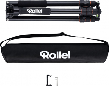 Rollei C6i Aluminiumstativ schwarz
