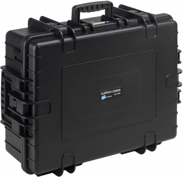B&W Case Type 6500 SI schwarz mit Schaumstoffeinsatz