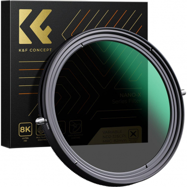 K&F Concept CPL&Variabel ND Filter ND2-ND32 Nano X 82mm