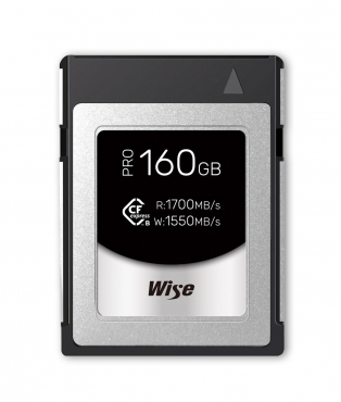 Wise CFexpress Type B PRO 160GB 1700MB/Sek.